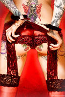 tattoed ass by NULL69
