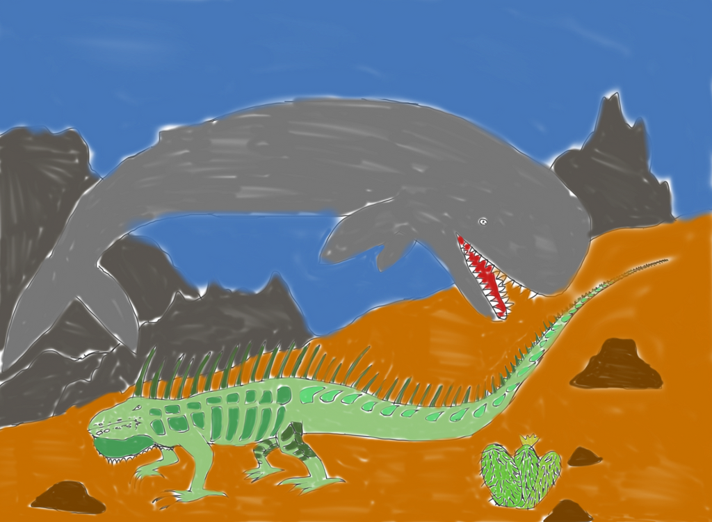Behemoth and Leviathan by ElSqiubbonator