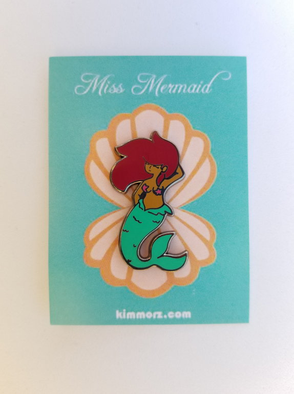 Miss Mermaid Enamel Pin by Kimmorz