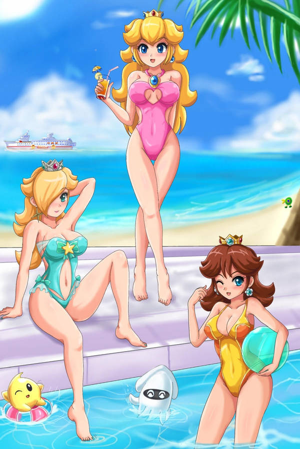 Princess Pool Party -Version 2 by SigurdHosenfeld