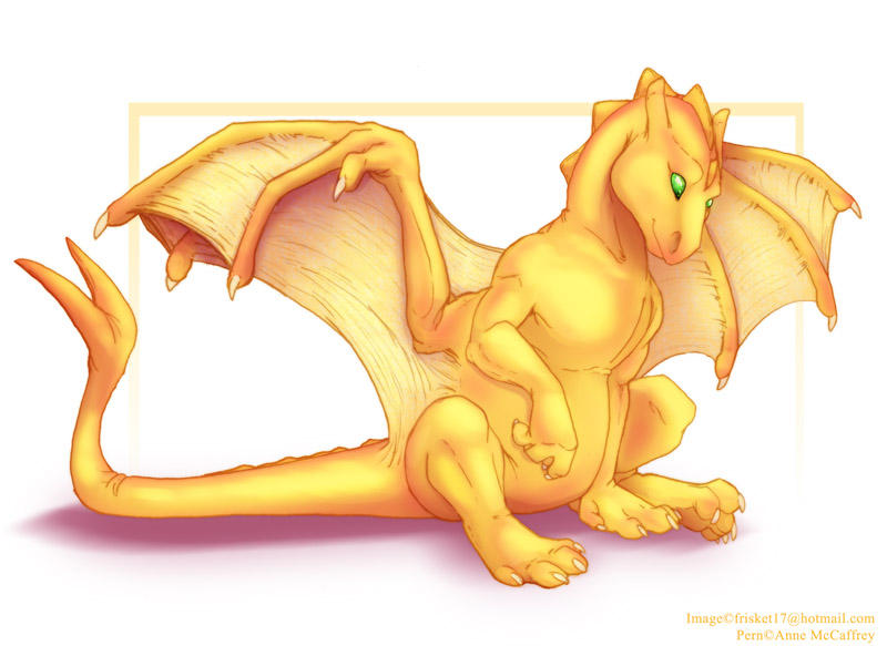 Pern: Gold Hatchling Isorith by frisket17