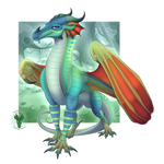 Glory the RainWing by xTheDragonRebornx