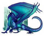 Tsunami the SeaWing by xTheDragonRebornx