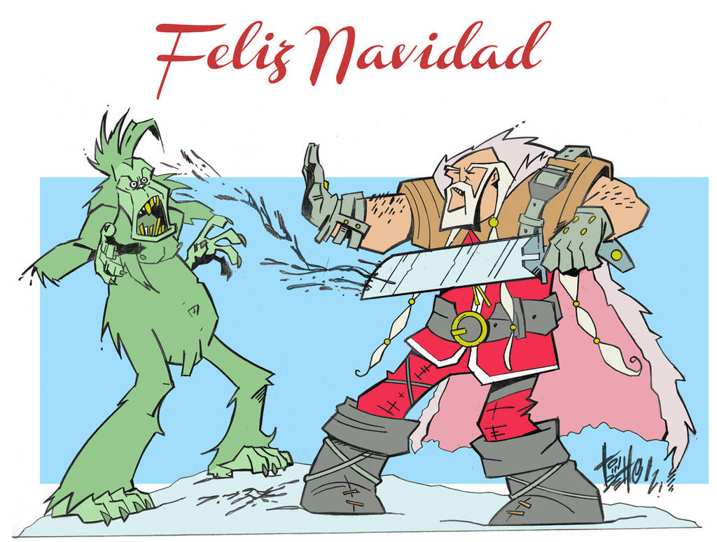 Santa Vs Grinch By Tinbetto On Deviantart Santa Vs Grinch By Tinbetto On Deviantart
