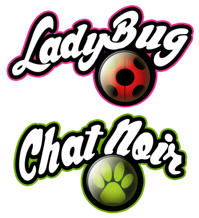 Ladybug and Chat Noir logos by AnnaMaryMarian on DeviantArt