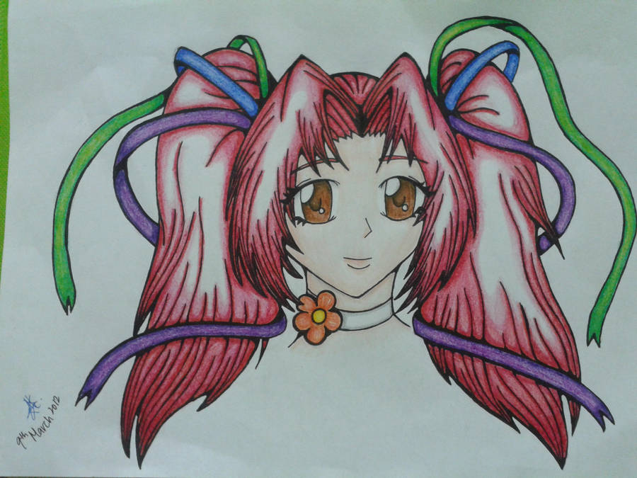 Colouring Anime Using Colour Pencils Youtube