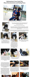 Yusei Fudo Wig tutorial v2 by Malindachan