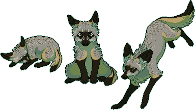 Pixel Fox - Bat-eared by chertan-koraki
