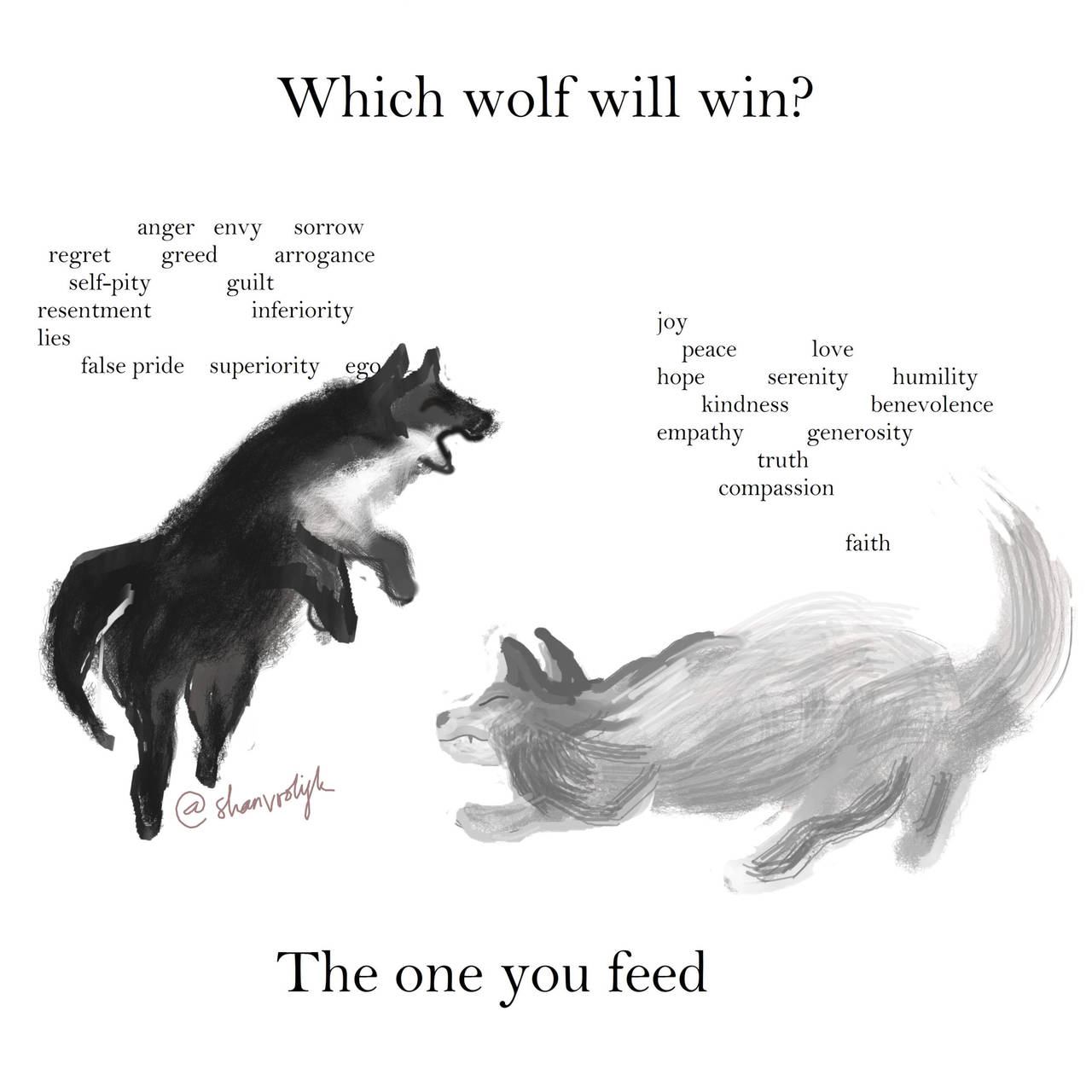 The One You Feed - Wolves by ShanVrolijk