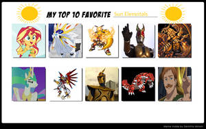 Top 10 Favorite Sun Users by rainbine94