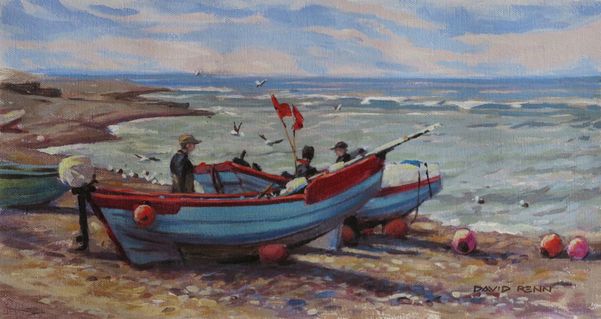 Fishing Boats, Klitmoller by postapocalypsia