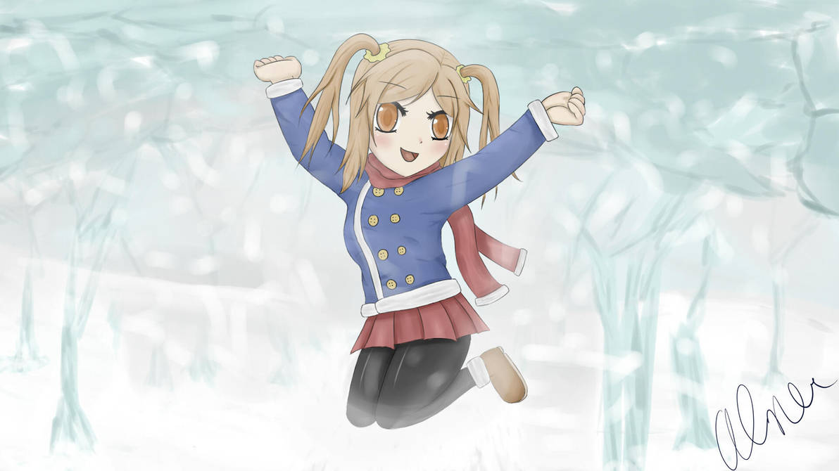 Jumping Anime Girl By Ghosyboid On Deviantart