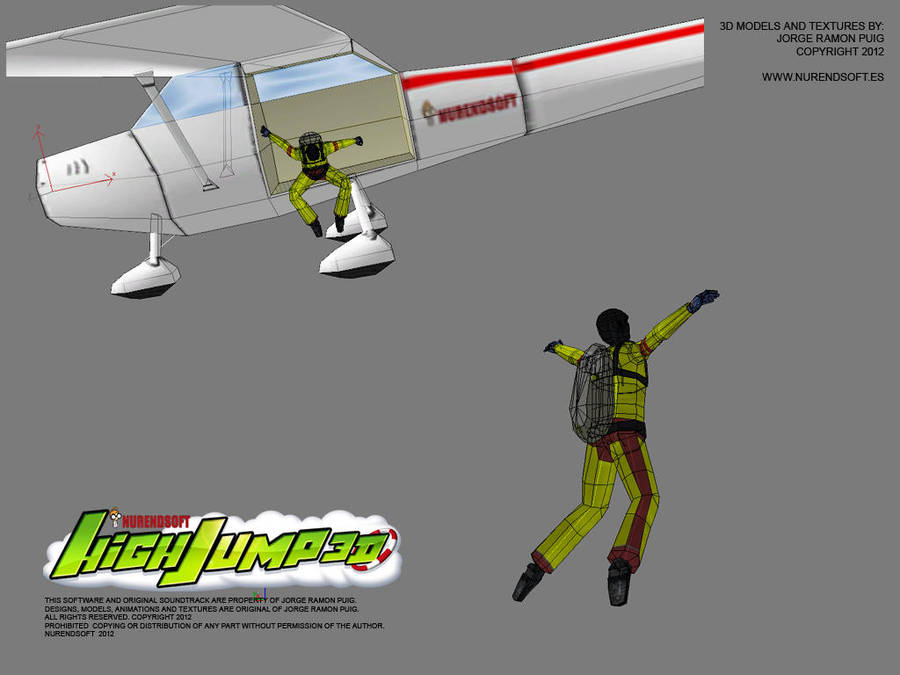 HIGH JUMP 3D - Game 3D models 00 by Nurendsoft