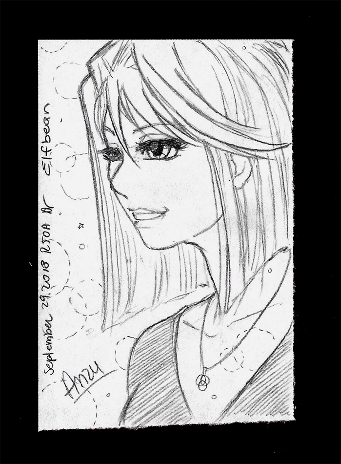 Sketchbook #86 - Laugh by ElfBean