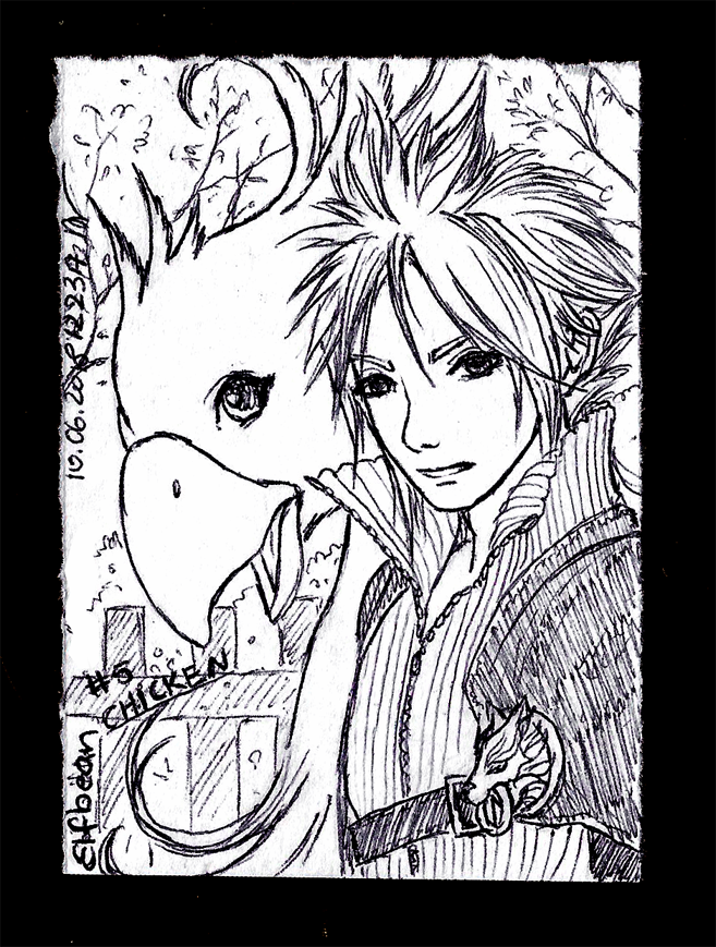 Sketchbook #91 - Chicken by ElfBean