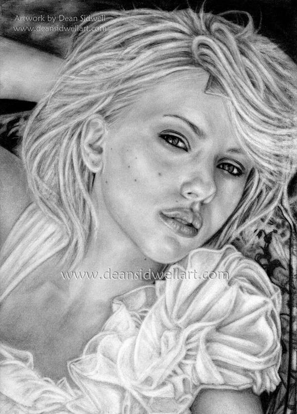 Scarlett Johansson by DeanSidwellArt
