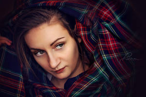 scarf - selfportrait by BlackSheep90 scarf - selfportrait by BlackSheep90