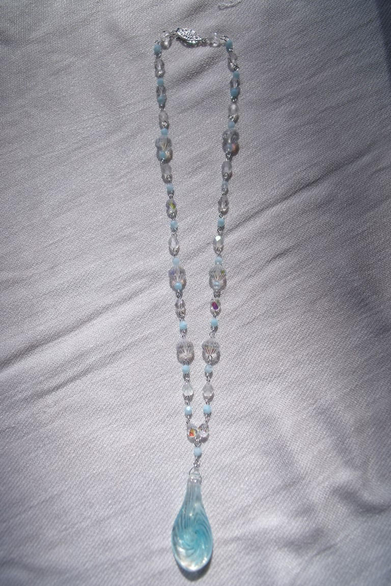 Iridescent Ice Necklace by Valley-of-Egeria