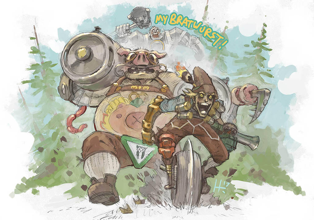 Fanart Friday #17 - Overwatch Schwarzwald by nehsan-darke
