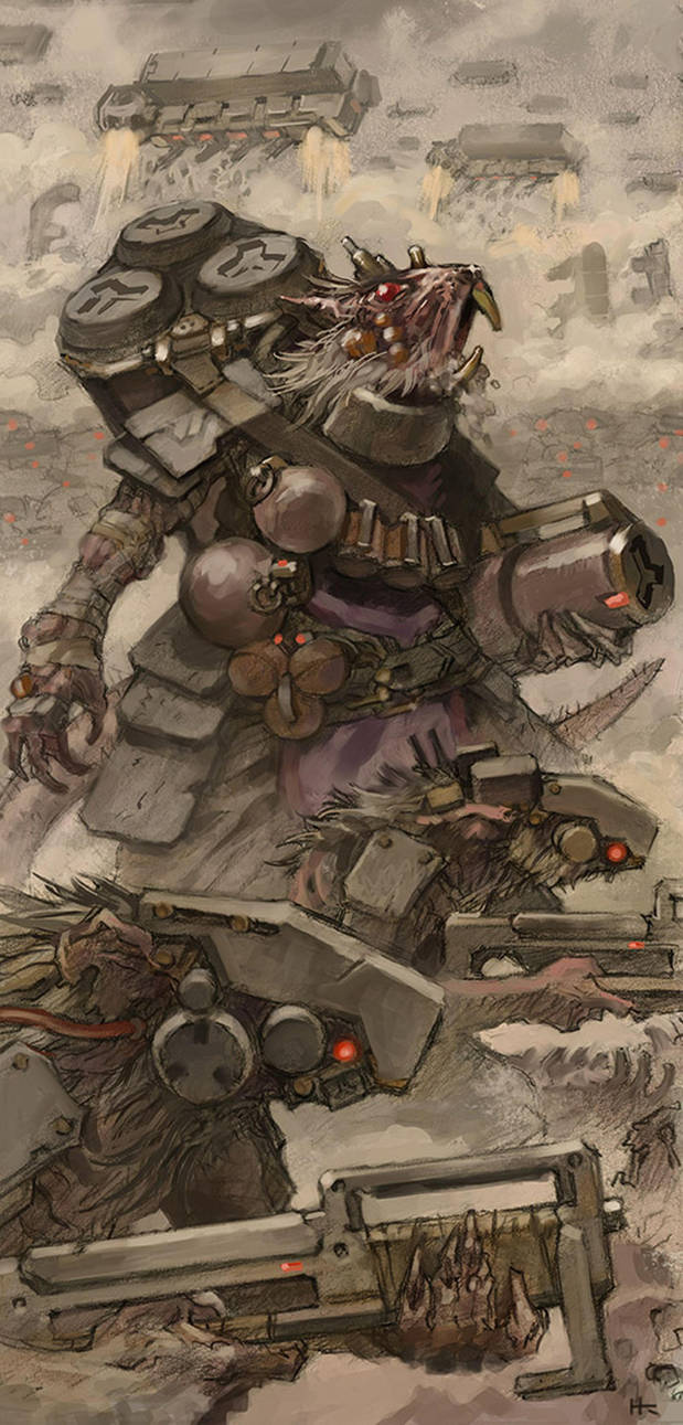 Fanart Friday # 18 - WH40K - Star Skaven by nehsan-darke