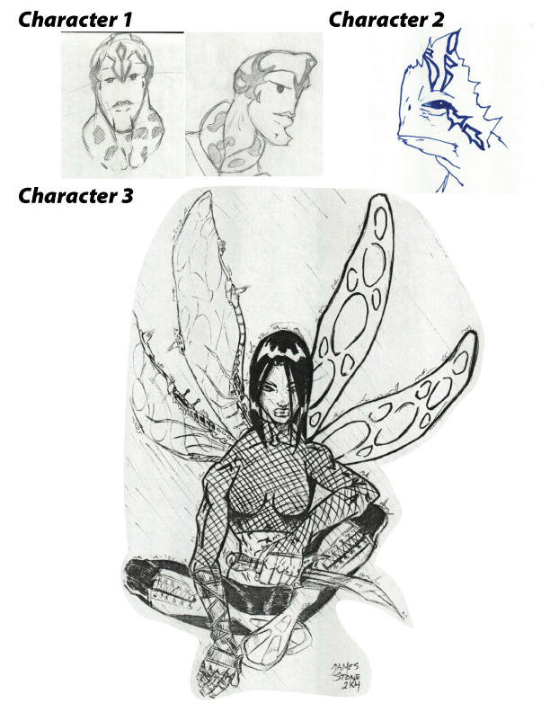 1st Challenge Characters by artoftheimmortal