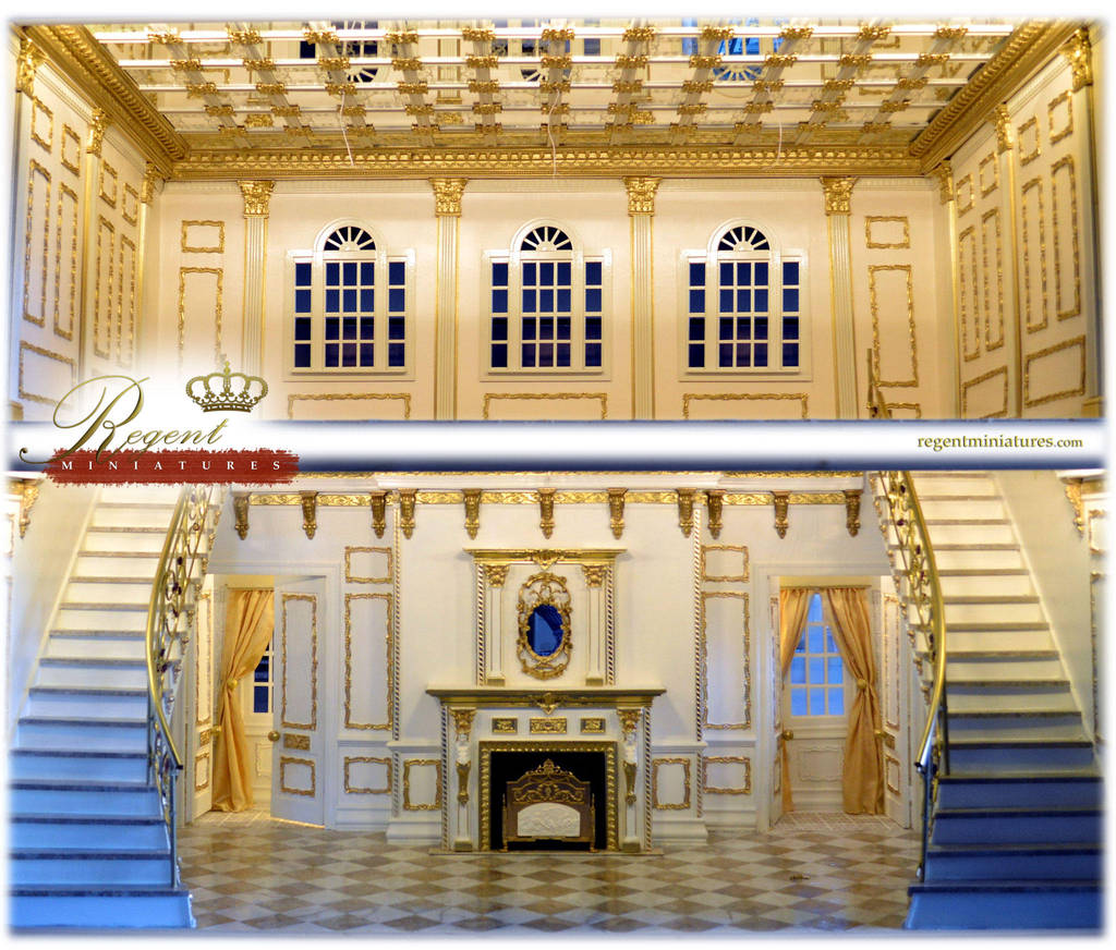 1:6 scale house project for Barbie, Hot Toys, FR's by regentminiatures