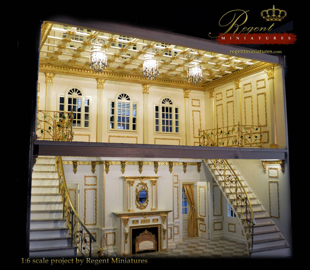 1:6 scale house project for Barbie, Hot Toys, FR's by regentminiatures