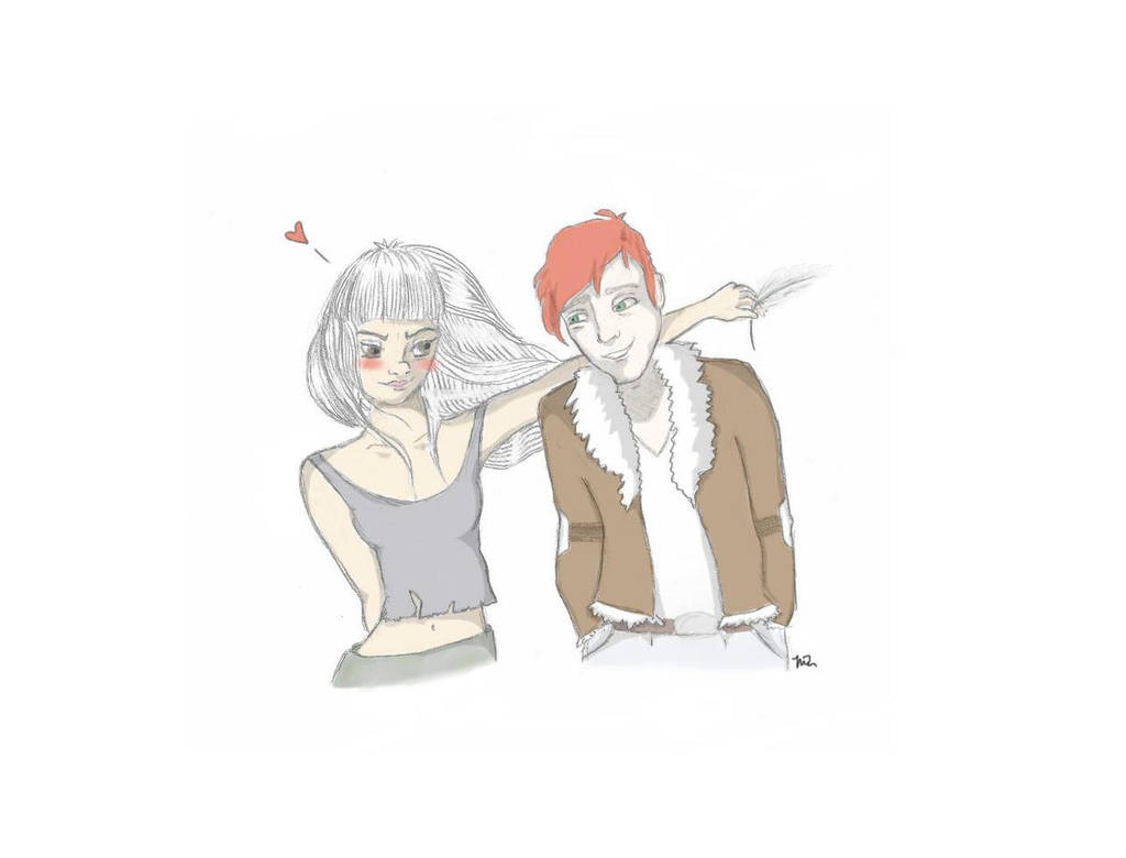 Mina and Bobby by nelledit