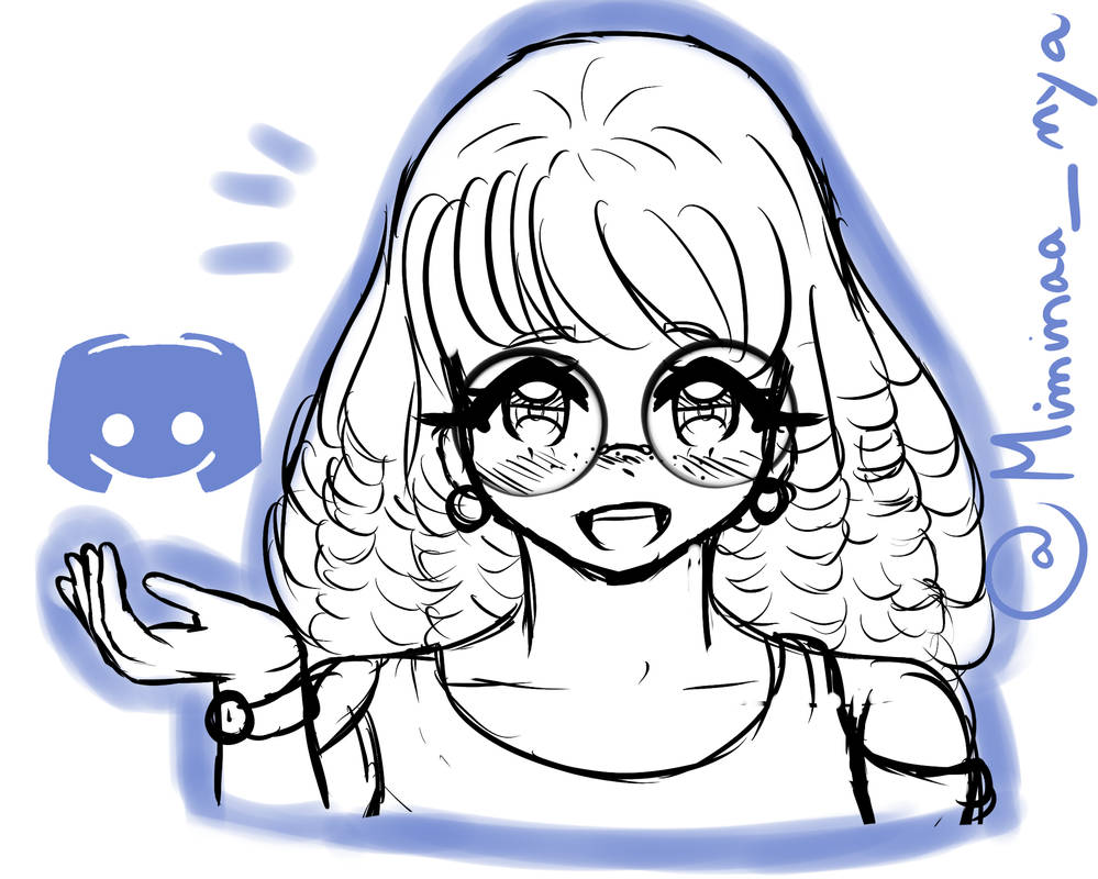 Anime Sketch My Discord Server By Miminaa Chan On Deviantart