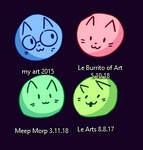 I MADE MY ART FOLDER ICONS INTO LITTLE CAT BLOBS by Caia-Mei