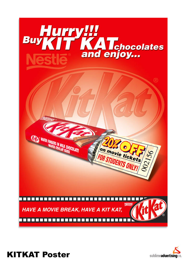 'Kit Kat Poster' by LuckyBastard on DeviantArt