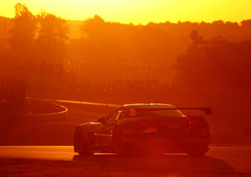 Sunrise at Le Mans 2011 by DaveAyerstDavies