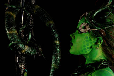 Snake Queen 2 by DaveAyerstDavies