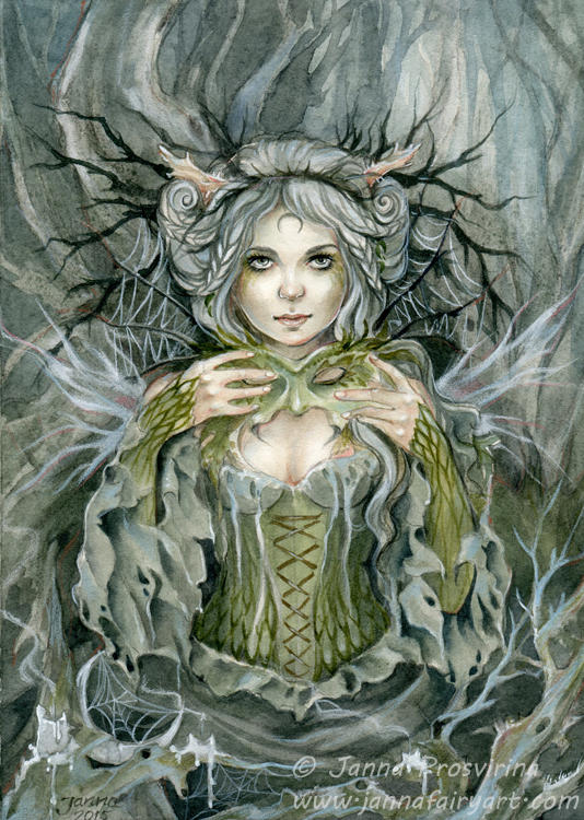 Wing and Webs by JannaFairyArt
