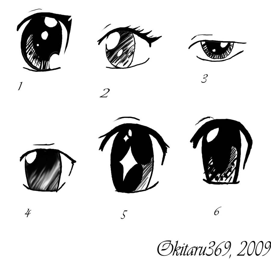 6 Easy Ways I Draw Eyes Bytaru369 6 Easy Ways I Draw Eyes Bytaru369