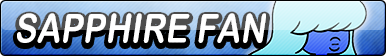 Sapphire Fan Button by EclipsaButterfly