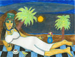 Egyptian Priestess by Shinto-Cetra