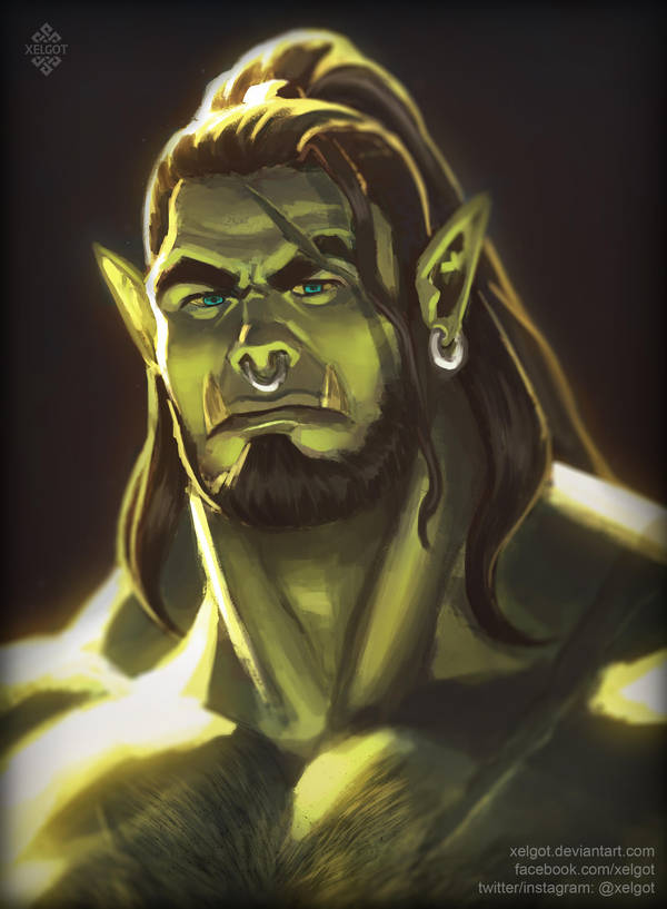 Orc Portrait by Xelgot