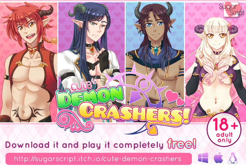 Cute Demon Crashers! (18+ game) by DejiNyucu
