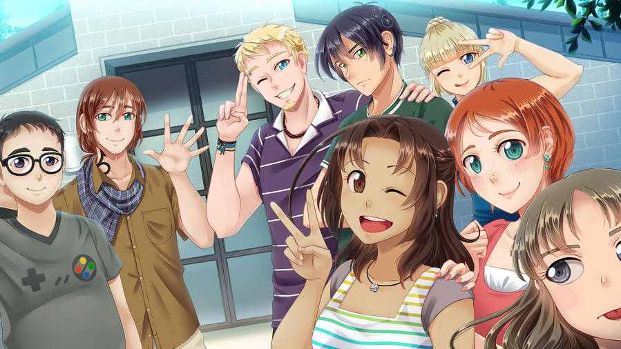 C14 Dating - Title Screen CG by DejiNyucu