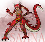COMMISSION: Sahna by ZiBaricon