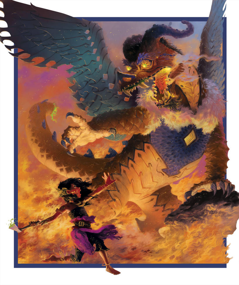 Amanda and the Dragon by Widhi