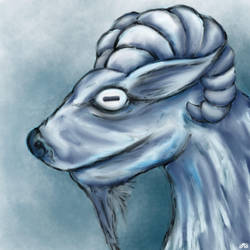 White walker goat. Happy Year of the Goat! by scottsampaio