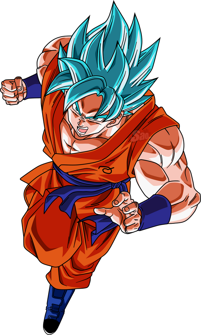 Goku SSJ Blue Kaioken by SaoDVD on DeviantArt