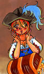 Free Art Raffle and Nami One Piece Fanart by HoneyPlease