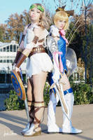 Sophitia and Cassandra by ivettepuig