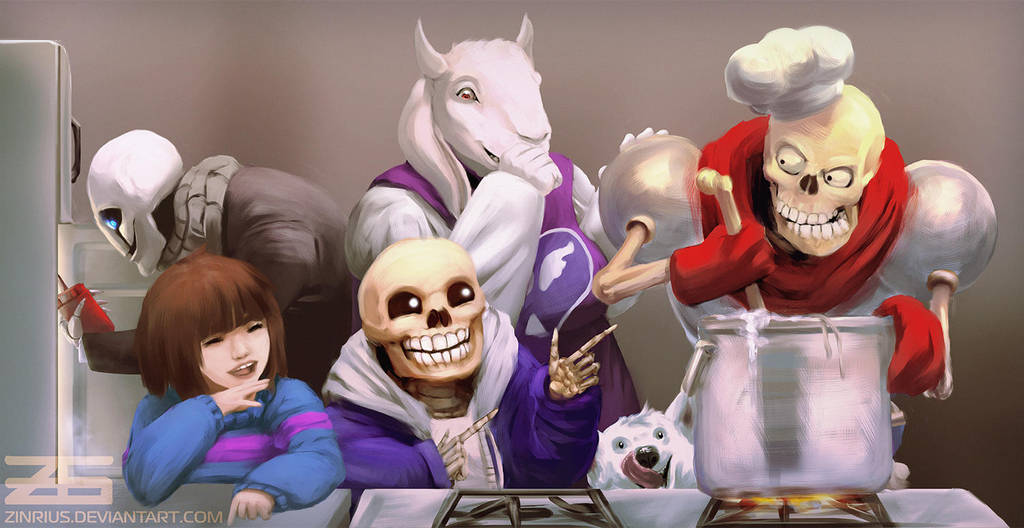 Undertale My Underground Family by Zinrius on DeviantArt