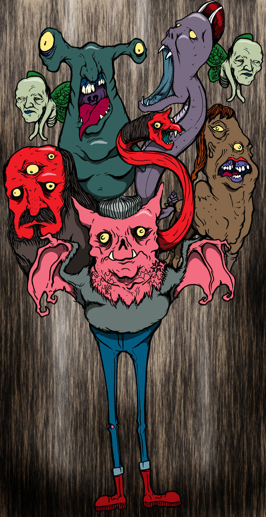 Man Beast Friends by HorrorRudey
