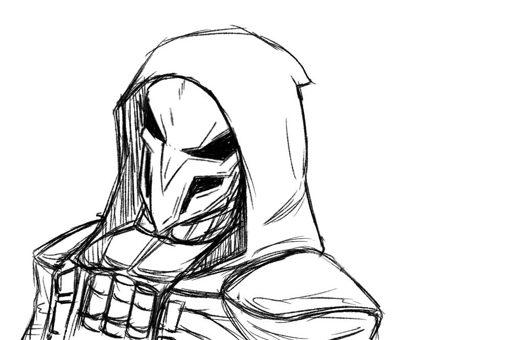 Overwatch - Reaper Sketch by Kampfkex on DeviantArt