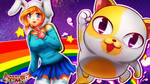 adventure time fionna and cake(with drawing video) by CoolBoysEnt